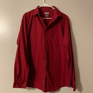 Michael Kors dark red button down, worn once.